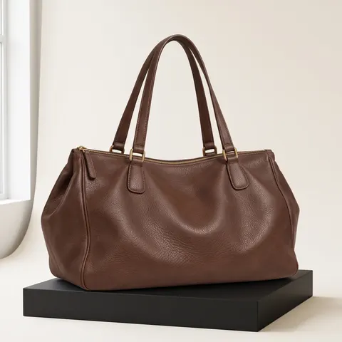 Oversized Chocolate Slouchy Carryall