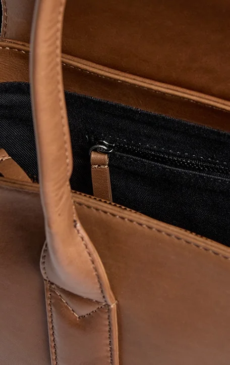 Chestnut NatalieMBG work bag, antique, view 2