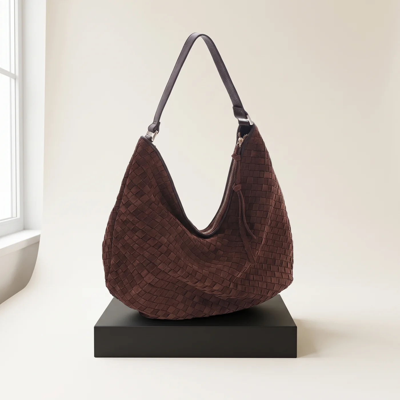 Chocolate Rozzano Mindy braided, view