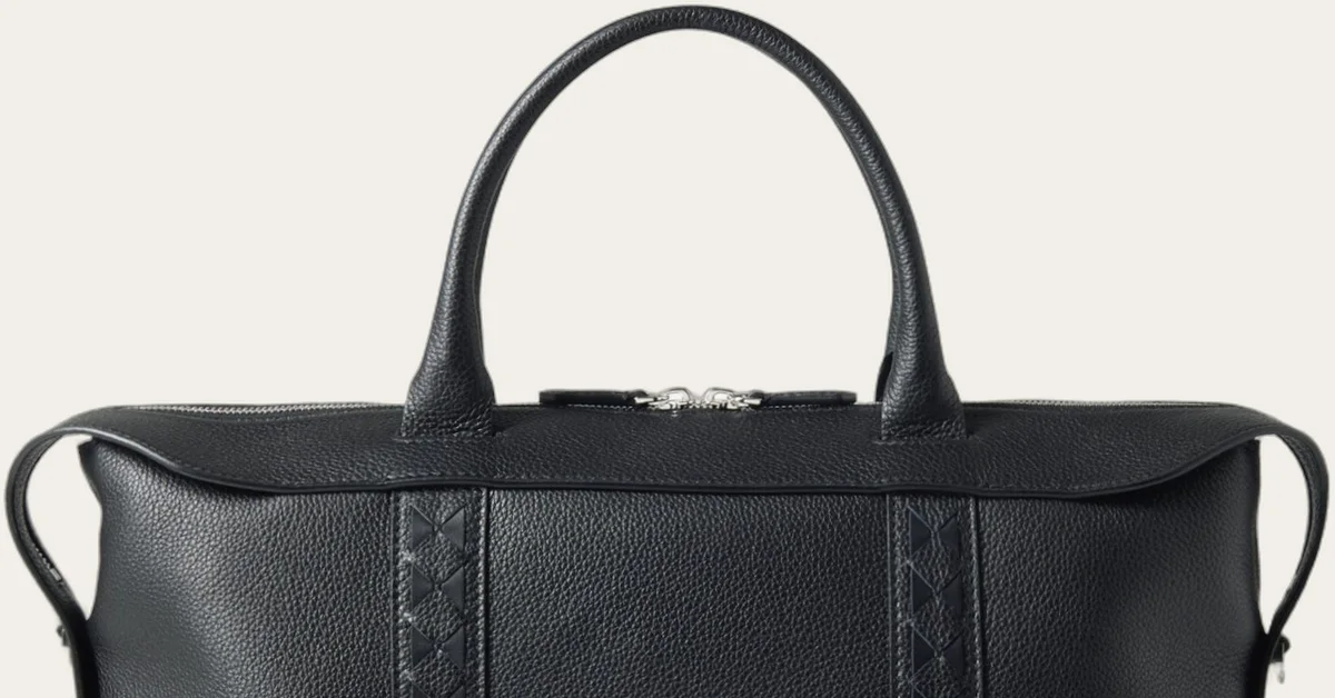 Black Soft briefcase, Cachemire + Mosaico, view 2