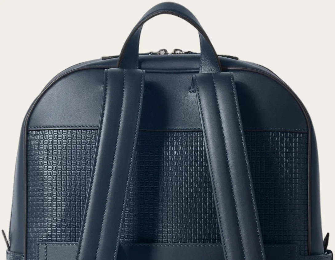 Ocean blue / navy Backpack in Stepan, view