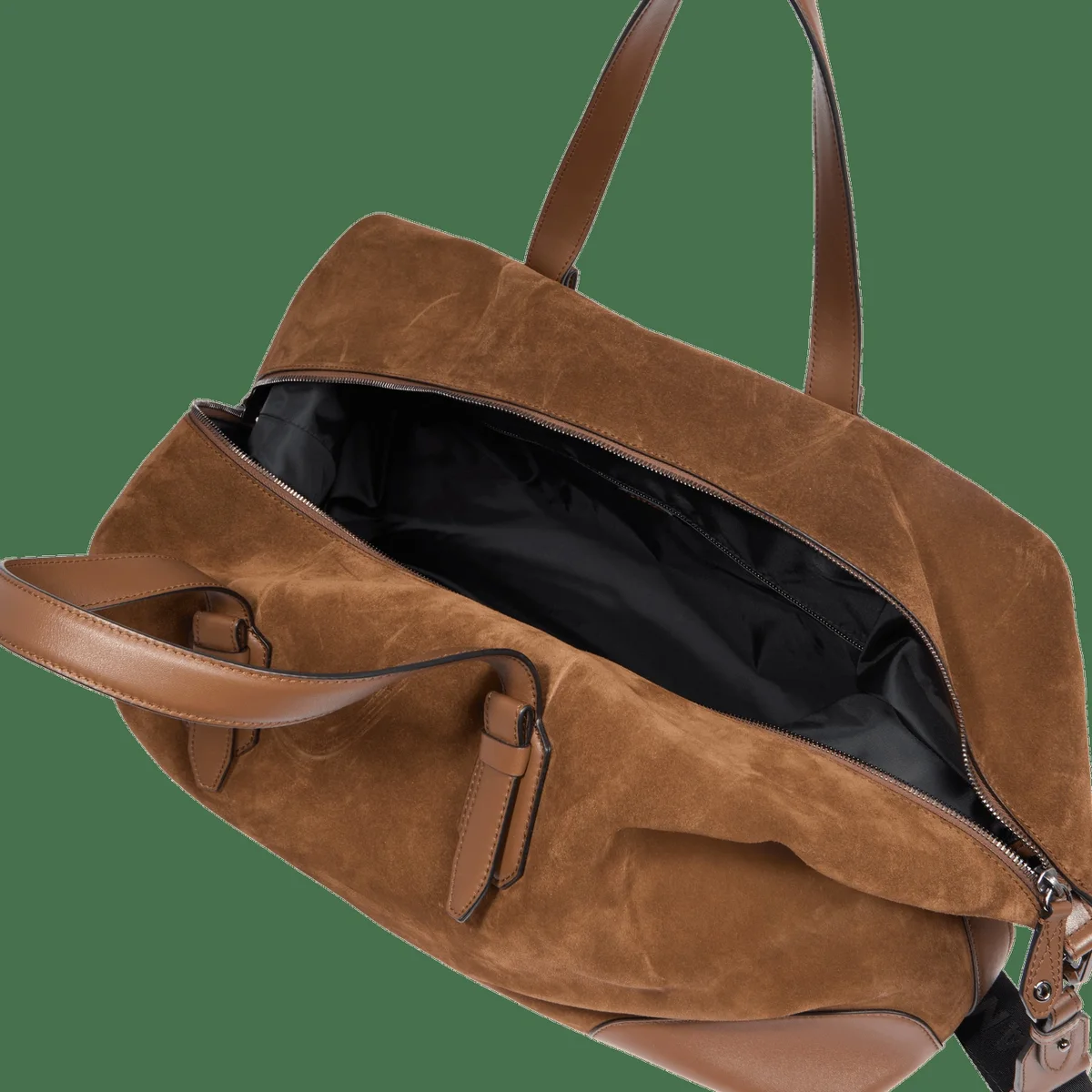 Taupe Zip duffle bag, view 2