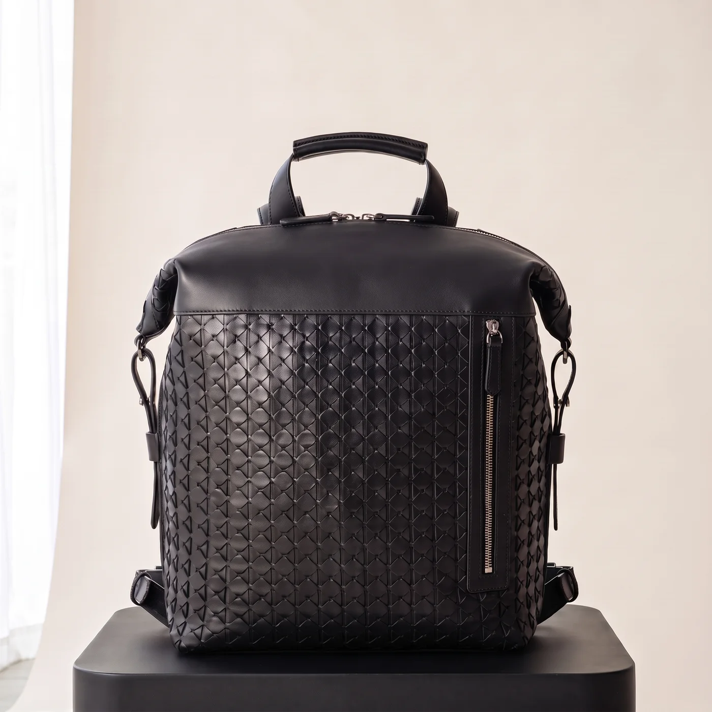 Black Backpack in Mosaico