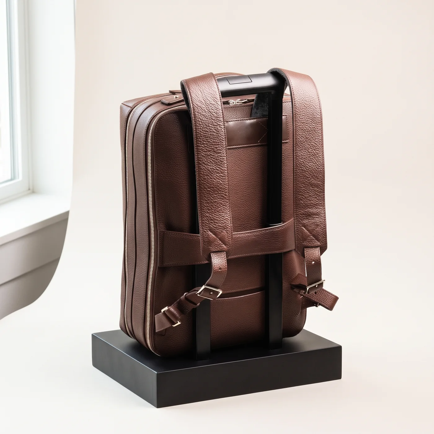 Marron Gaspard 36-hour travel backpack, view