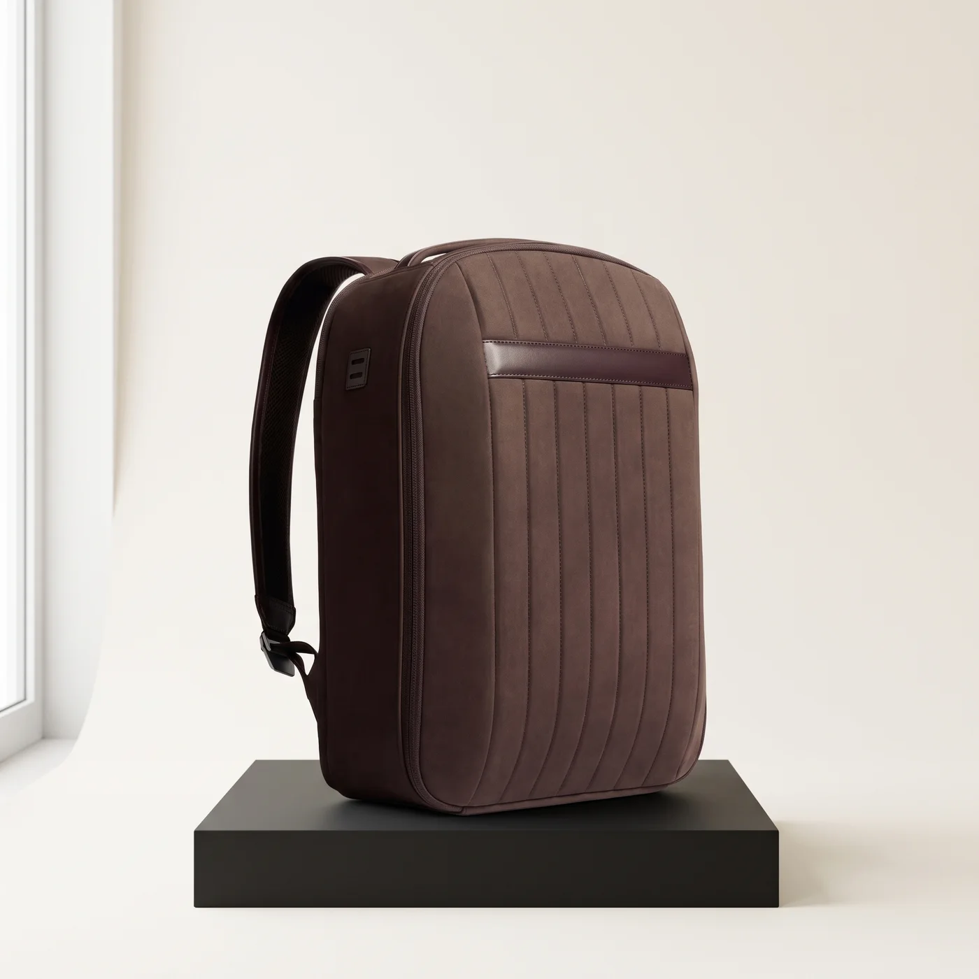 Chocolate 72-hour backpack, nubuck, view