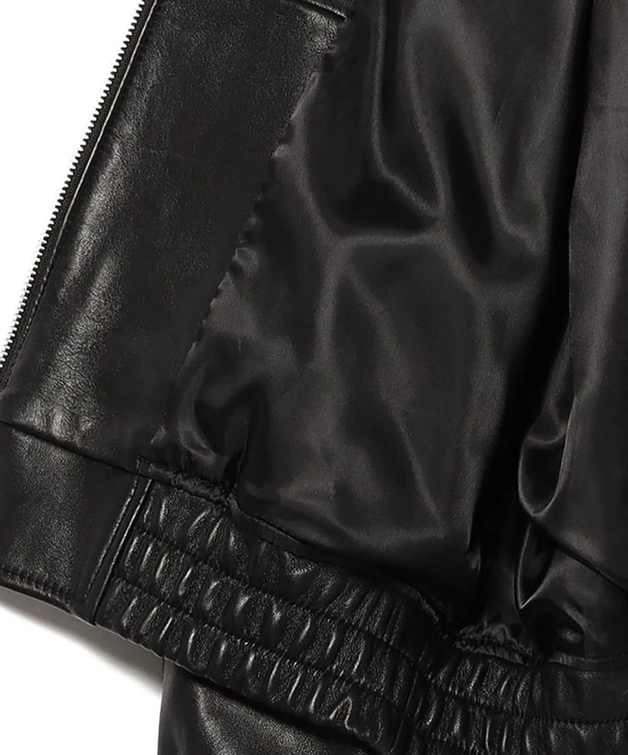 Black Sheep-leather blouson, view 1
