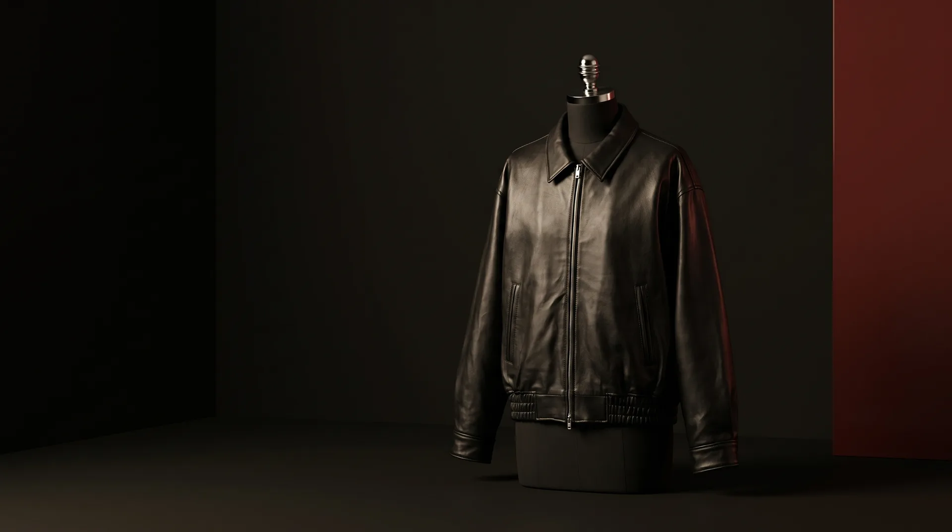 Black Sheep-leather blouson, view 1